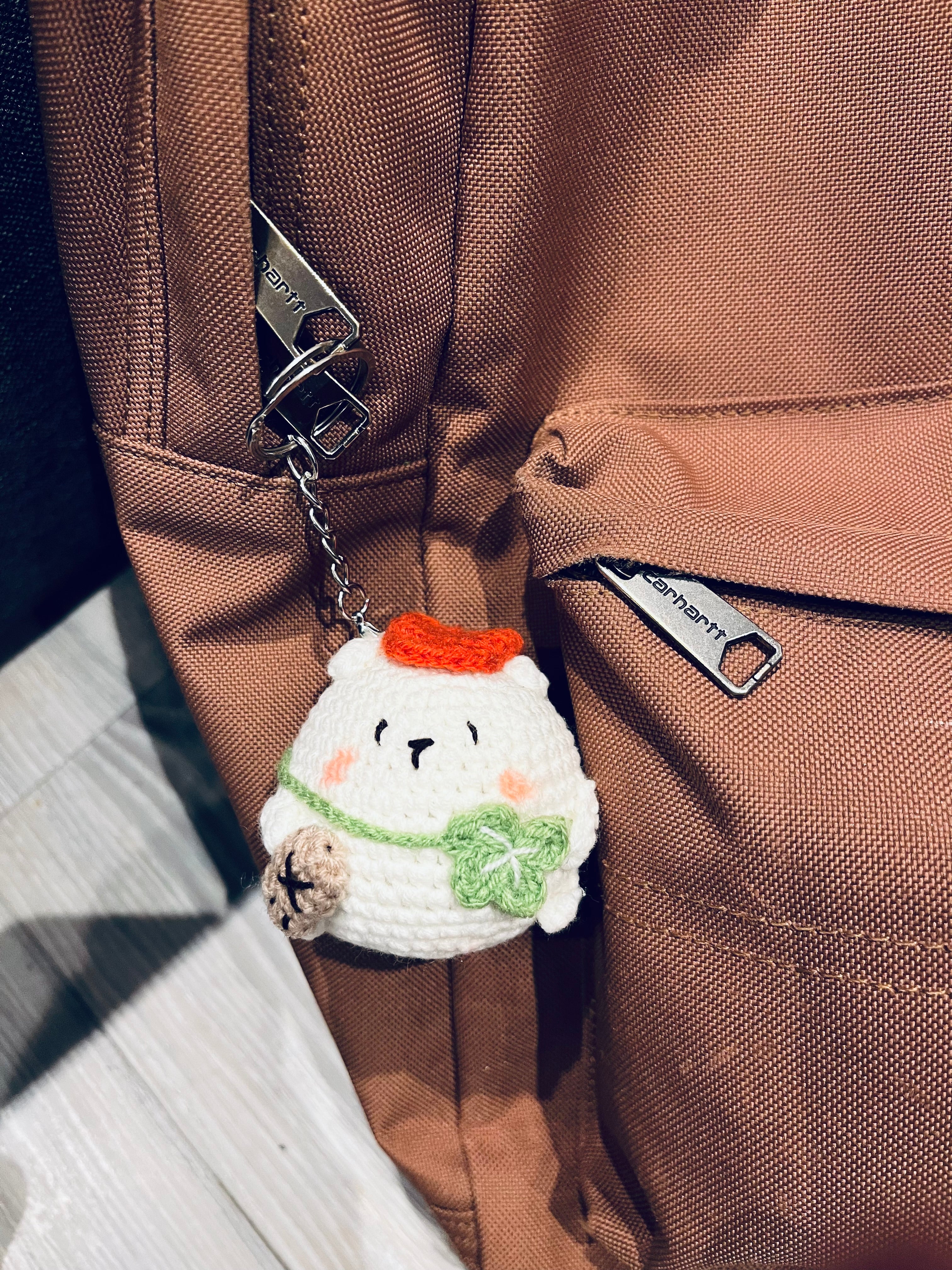 Cute Crochet Character Keyring Collection IV/ Kawaii Bag Charm/Chubby Pompompurin, Pochacco, Piglet, Bear