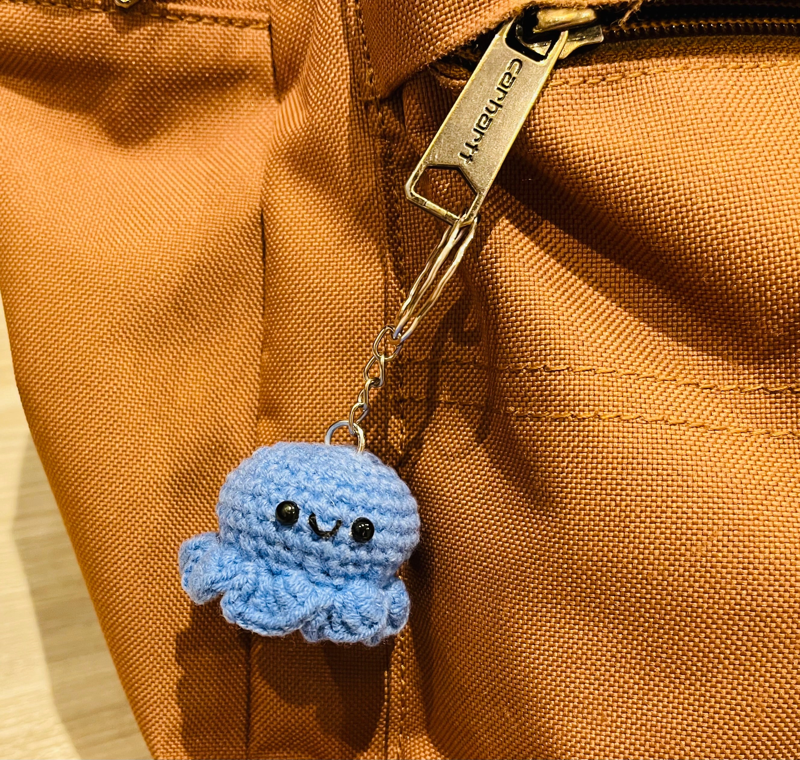 Octopus of Wisdom Crochet Keyring – Christian Faith Gift