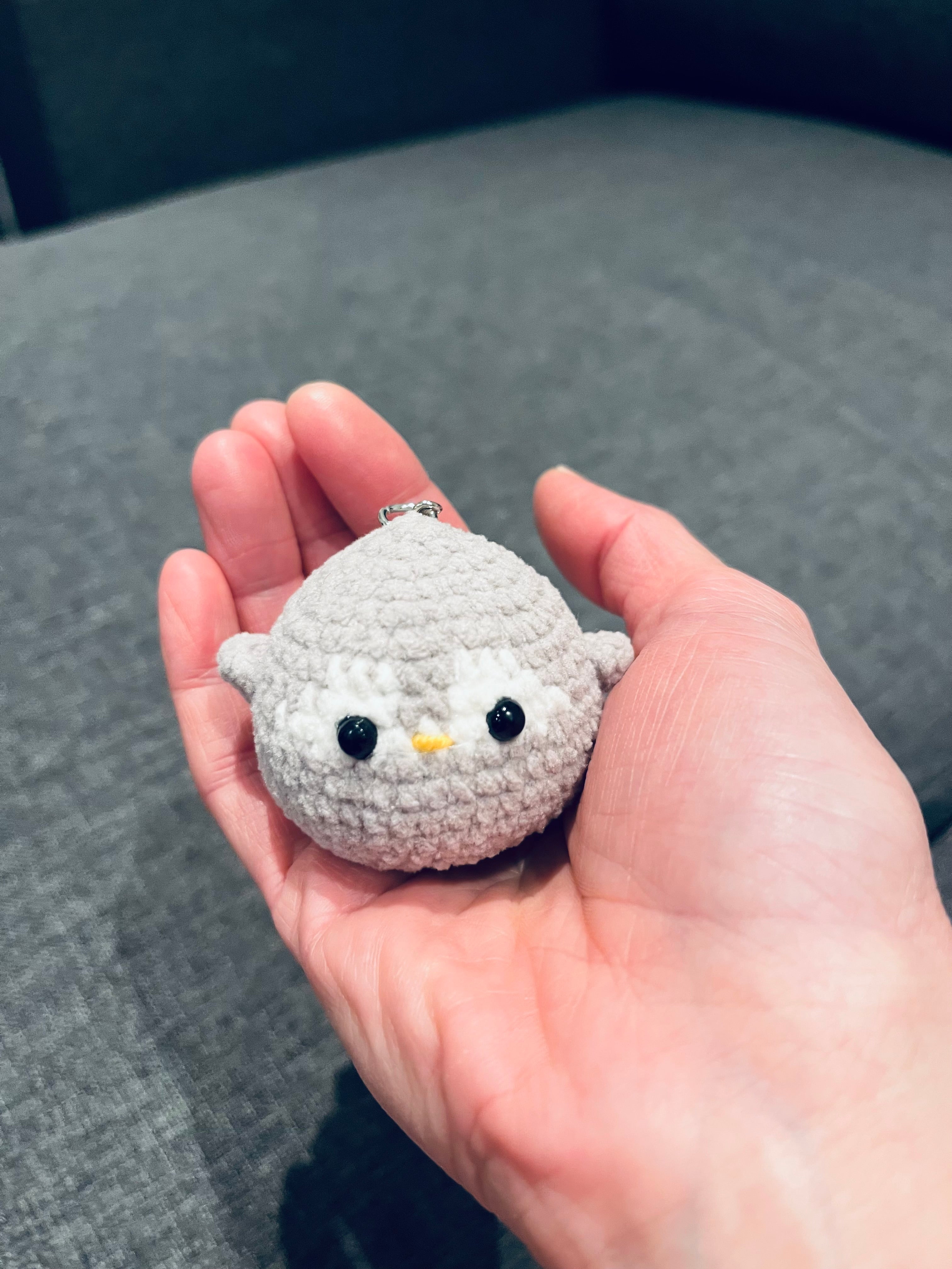 Cute Crochet Character Keyring Collection I /Kawaii Bag Charm, Pompompurin / Mike Wazowski/ Minion / Penguin / Chick/ Bunny