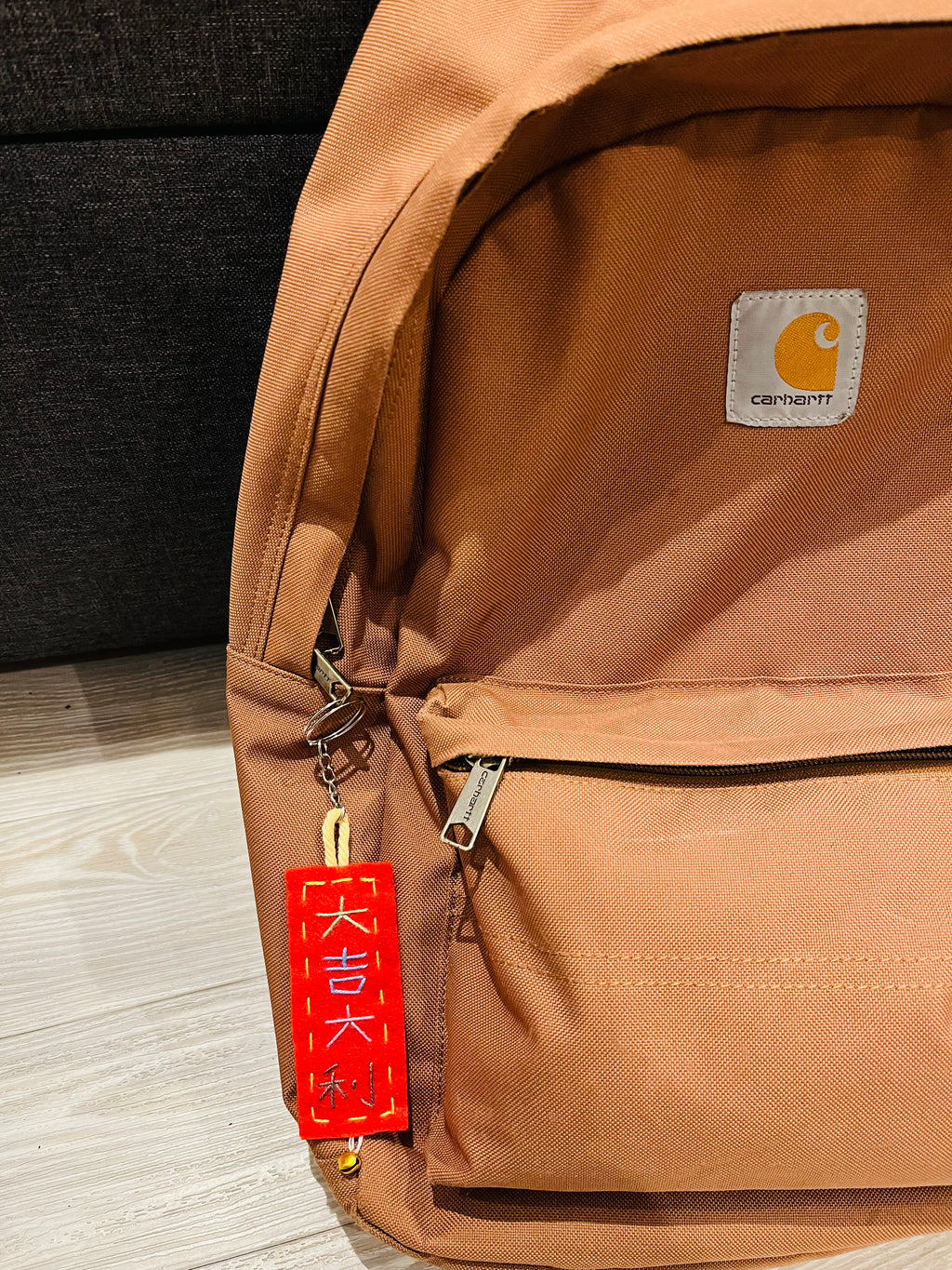 Mini Chinese New Year Blessing Charm – Handmade Felt Car Hanger & Bag Charm