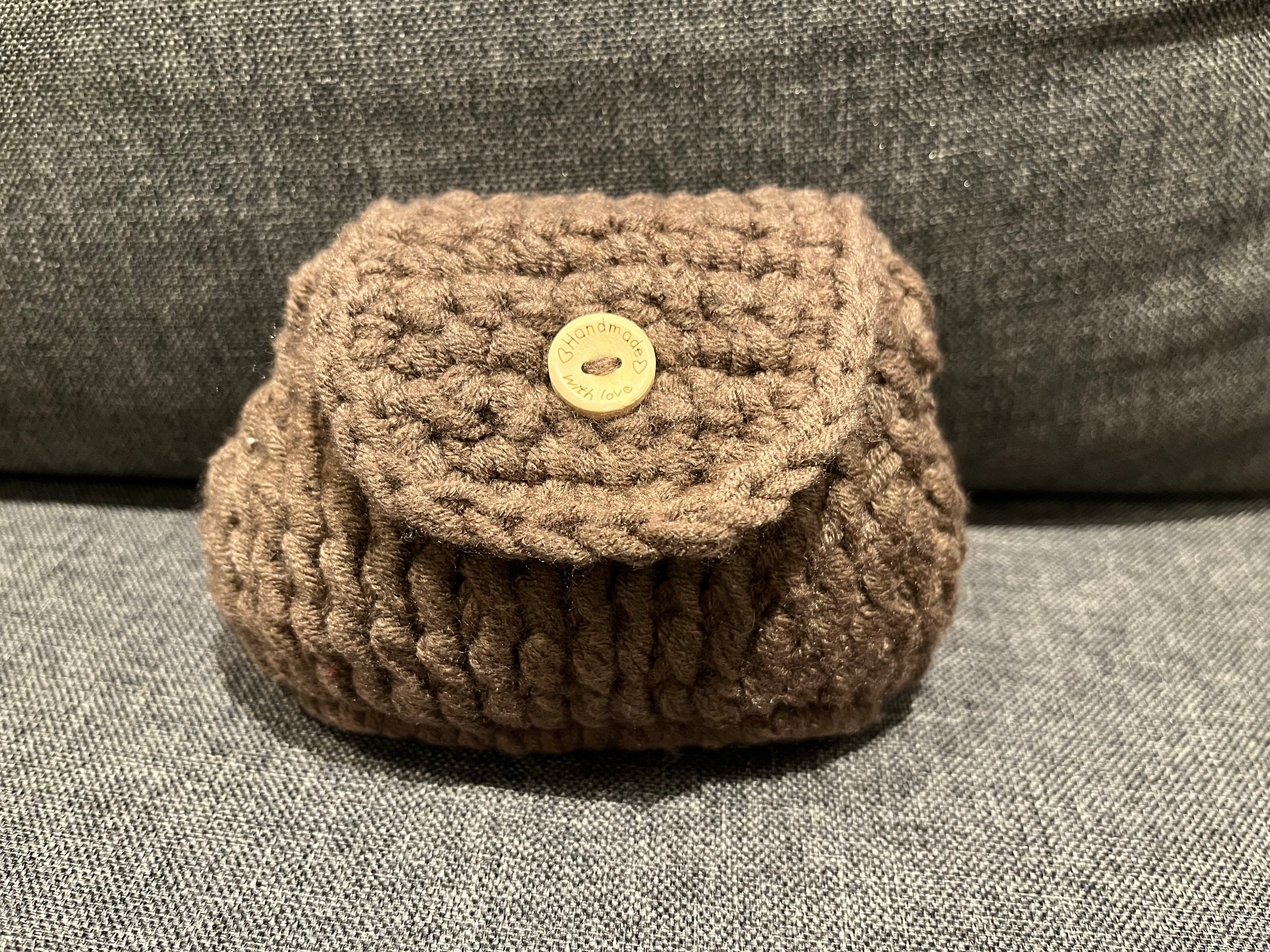 Handmade Crochet Bag | Small Crossbody Shoulder Bag | Minimal Crochet Bag