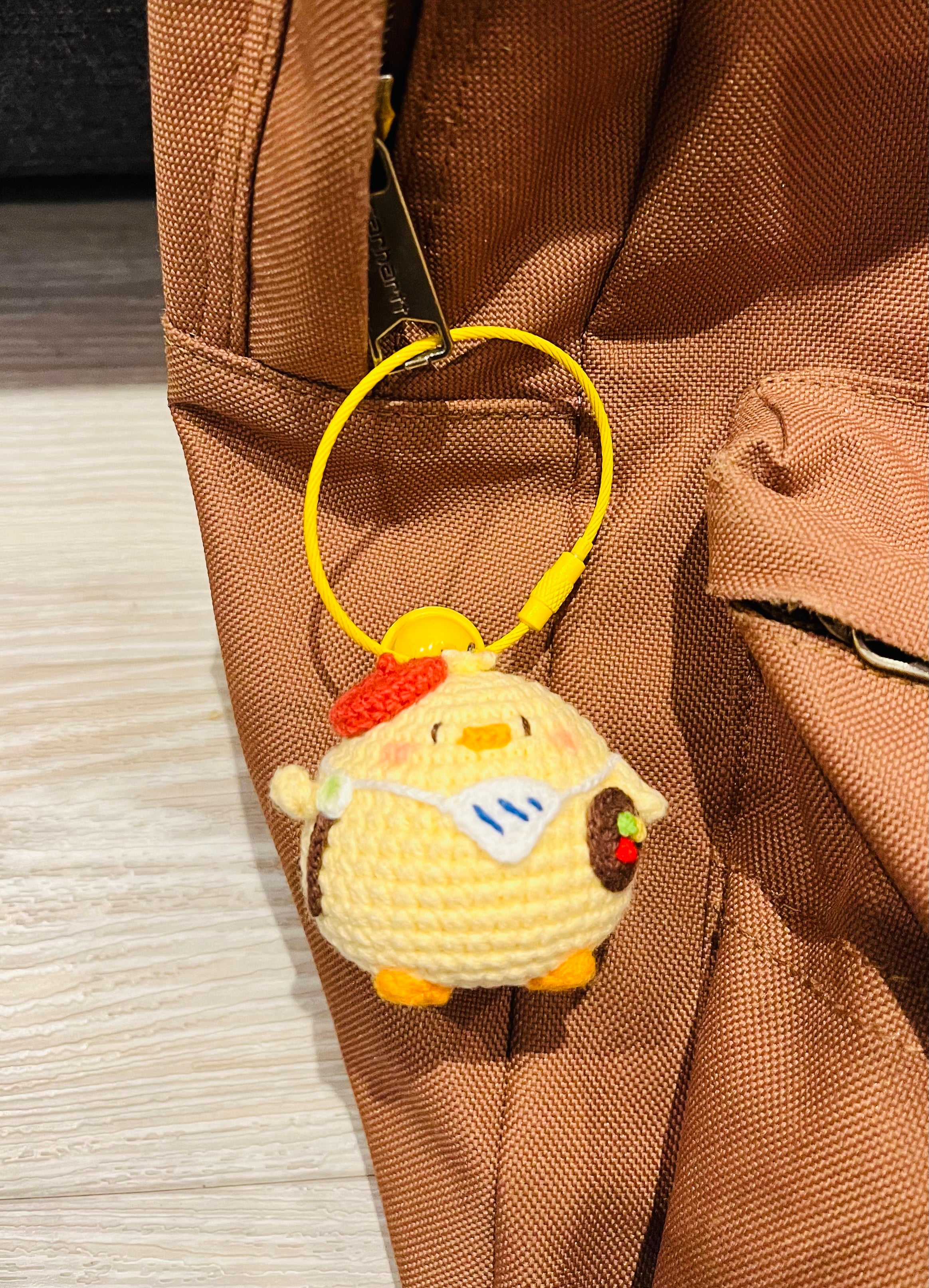 Cute Crochet Character Keyring Collection III/ Kawaii Bag Charm/Winnie the Pooh, Cinnamoroll, Capybara, Piglet, Artist Chick,Cheese Mouse, Pompompurin, Koala