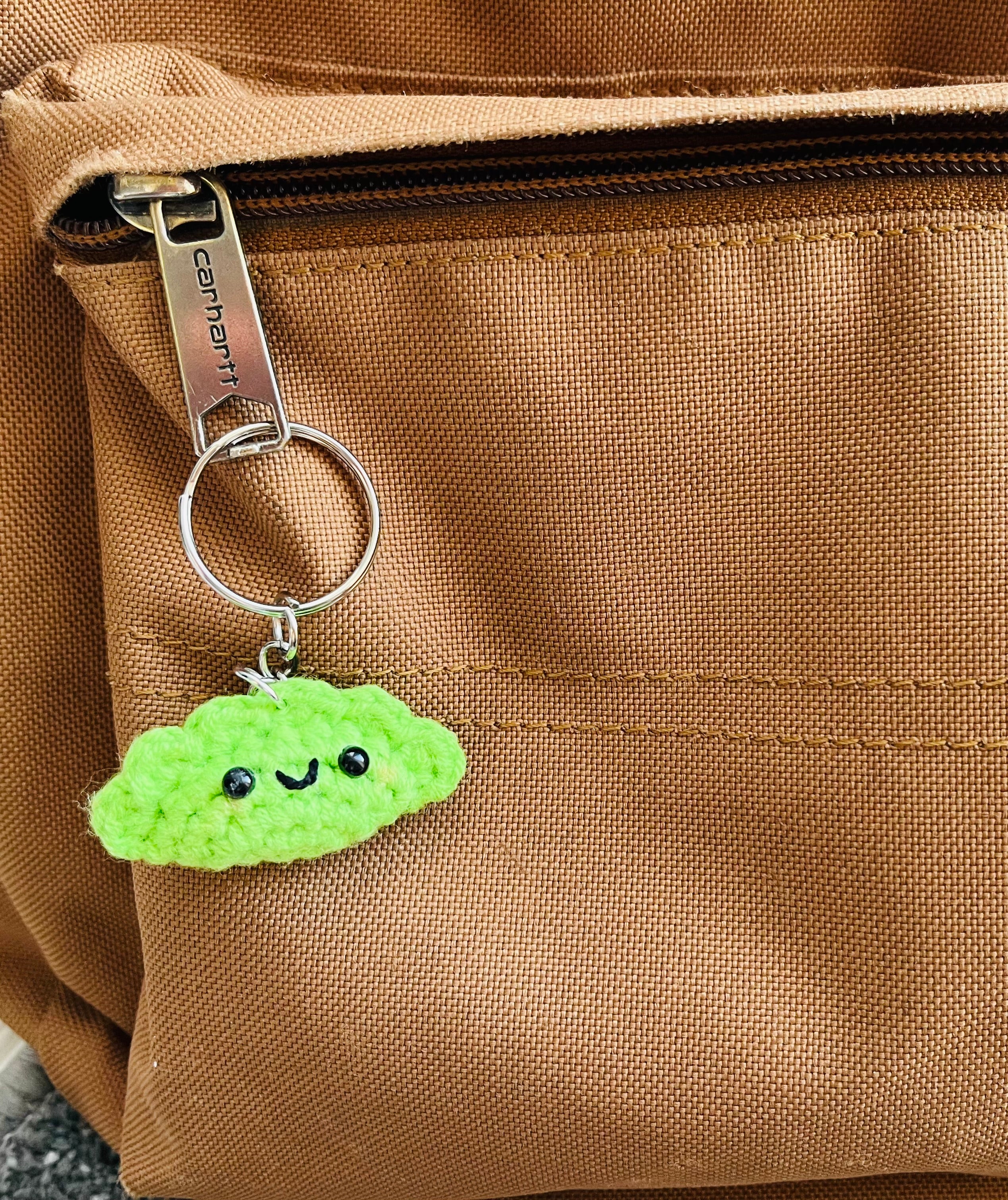 Crochet Mini Dumplings Keyring | Cute Food Bag Charm | Handmade