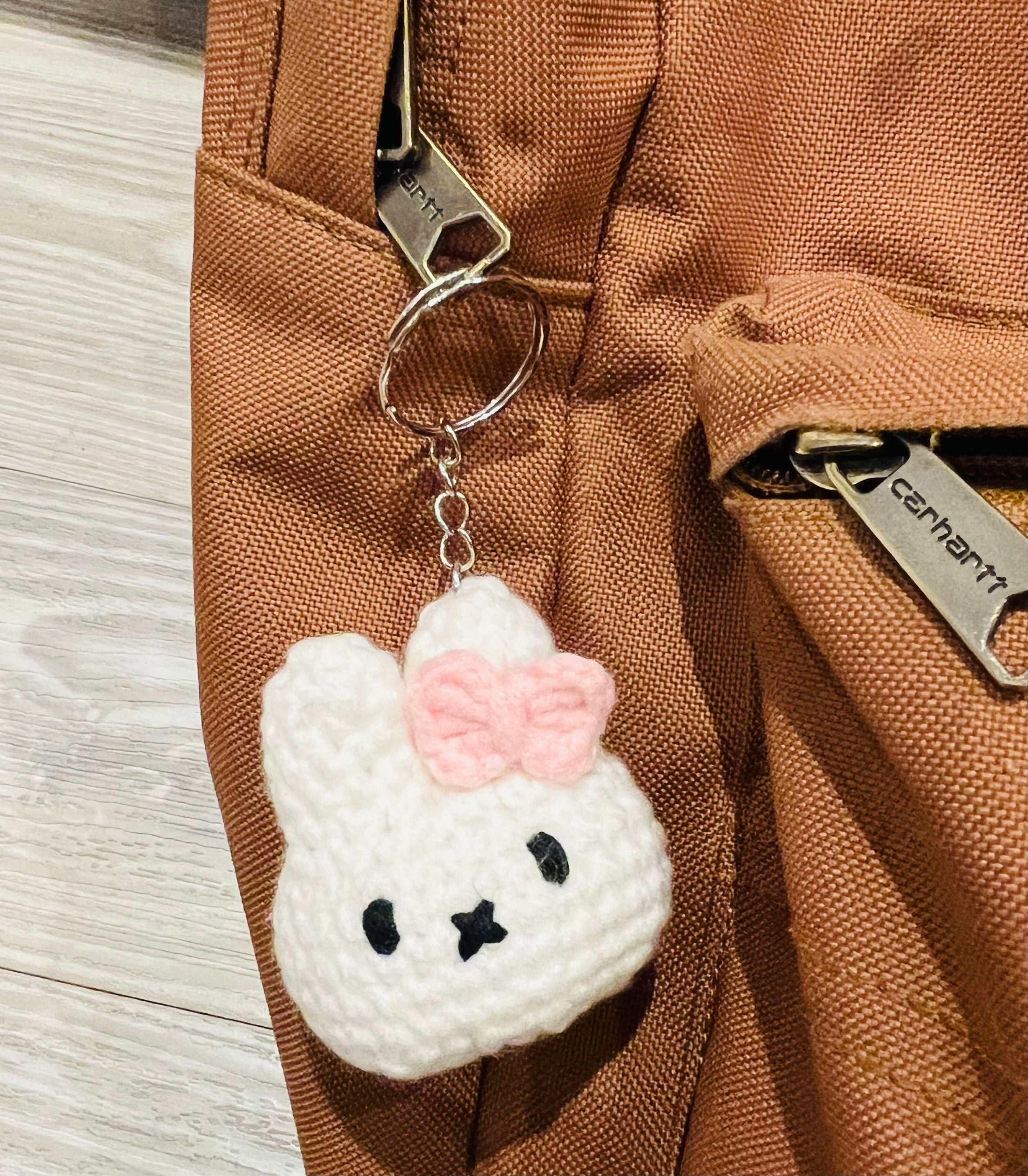 Adorable Magnetic Miffy Boris Plush Keychain - They Kiss & Stick Together! Cute Bag Charm for Lovers | Valentine’s / Anniversary Gift