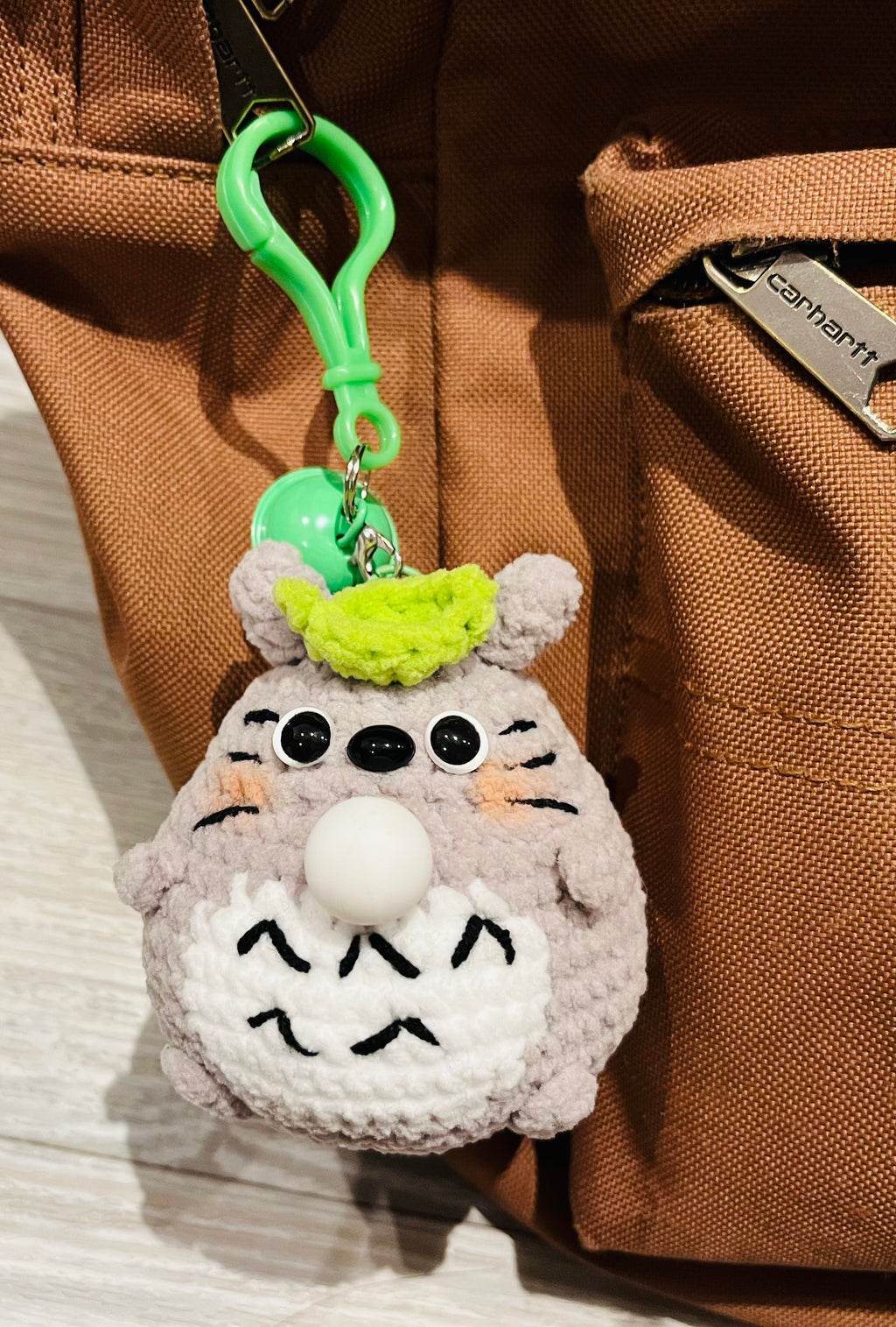 Crochet Chubby Squeeze Keychain III(Stitch, Totoro II, Pichaku I, Pochacco, Chiikawa, Pichaku II, Chikawa-Usagi) Interactive Squishy Toy | Handmade Gift