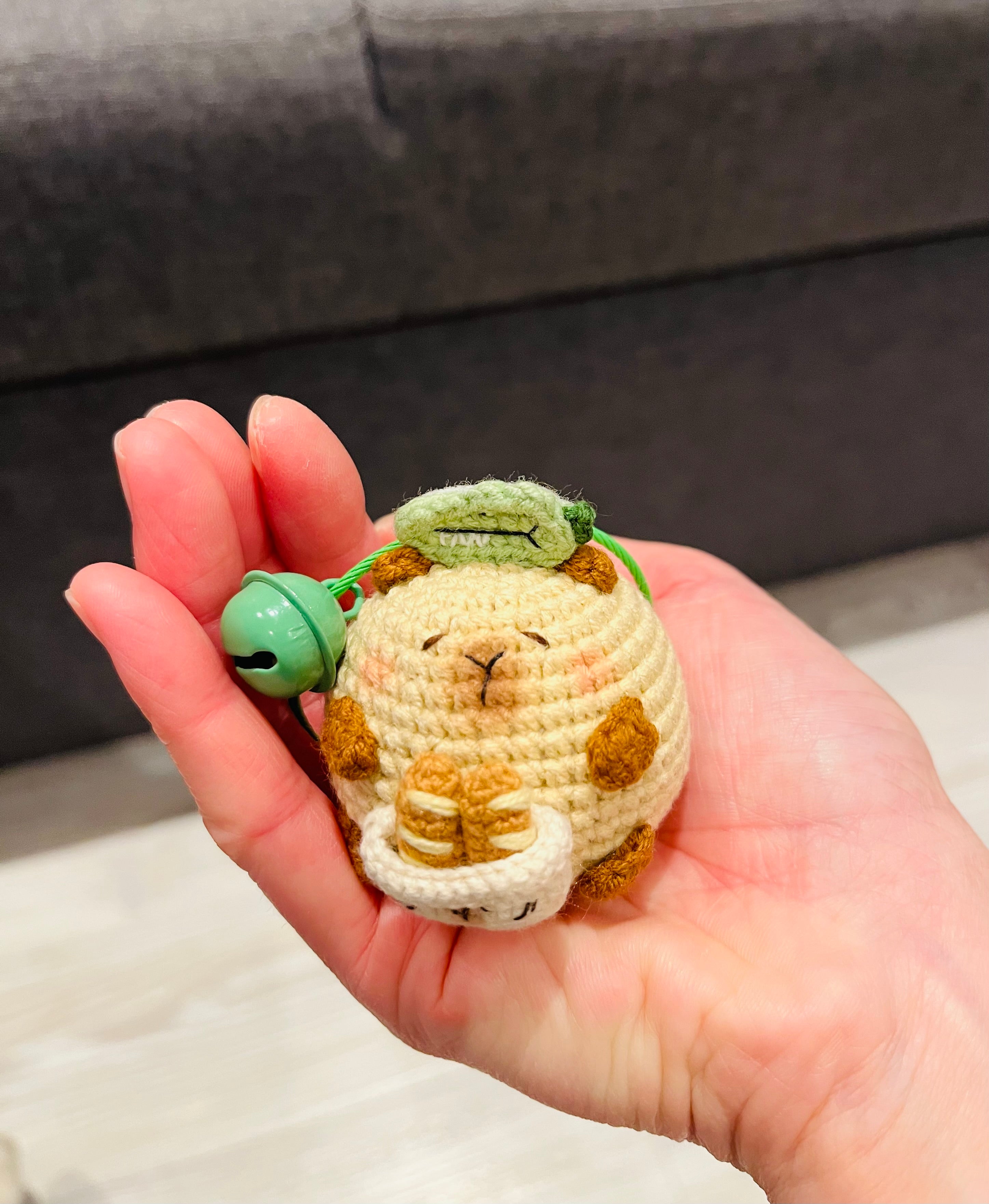 Cute Crochet Character Keyring Collection III/ Kawaii Bag Charm/Winnie the Pooh, Cinnamoroll, Capybara, Piglet, Artist Chick,Cheese Mouse, Pompompurin, Koala