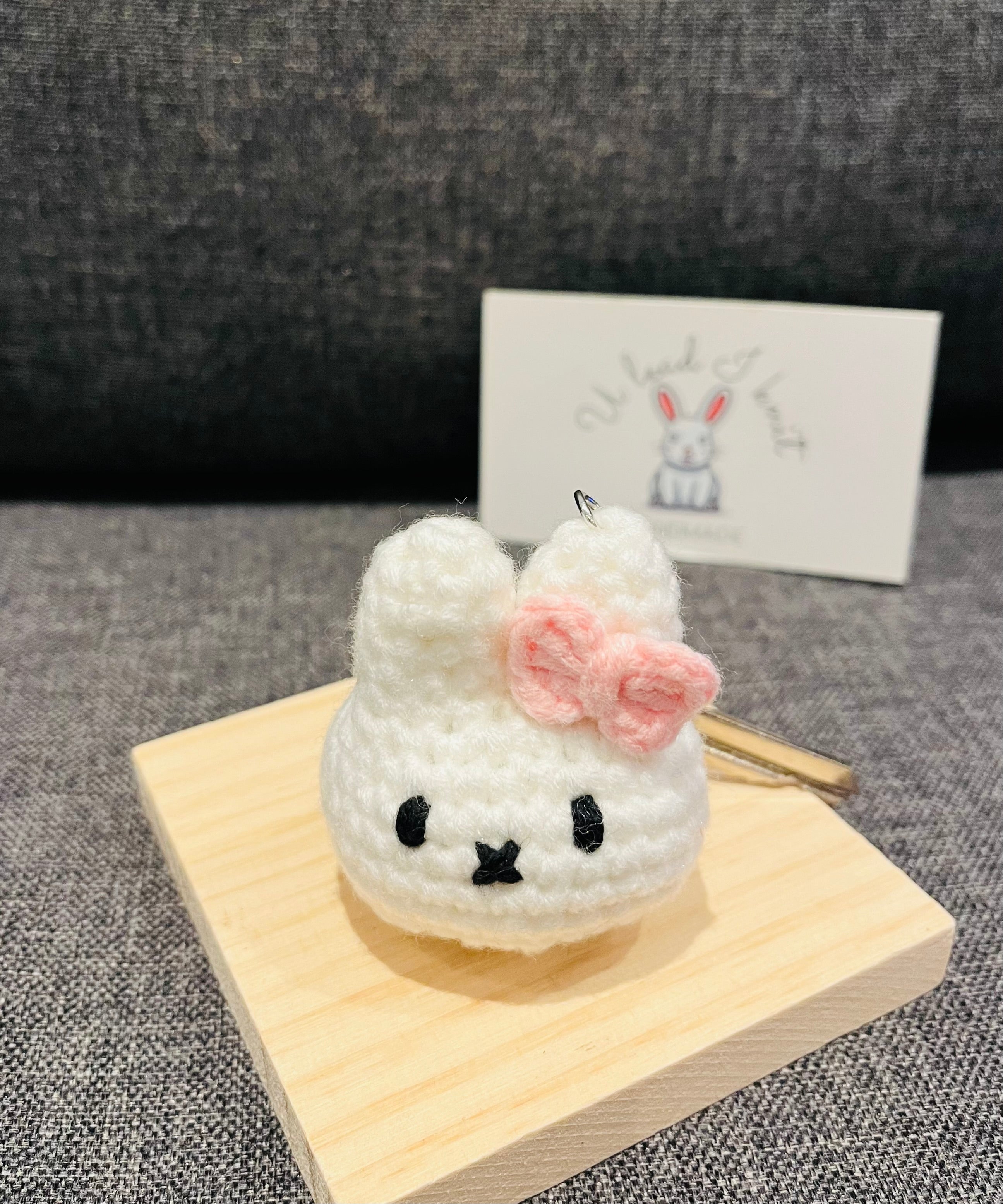 Adorable Magnetic Miffy Boris Plush Keychain - They Kiss & Stick Together! Cute Bag Charm for Lovers | Valentine’s / Anniversary Gift