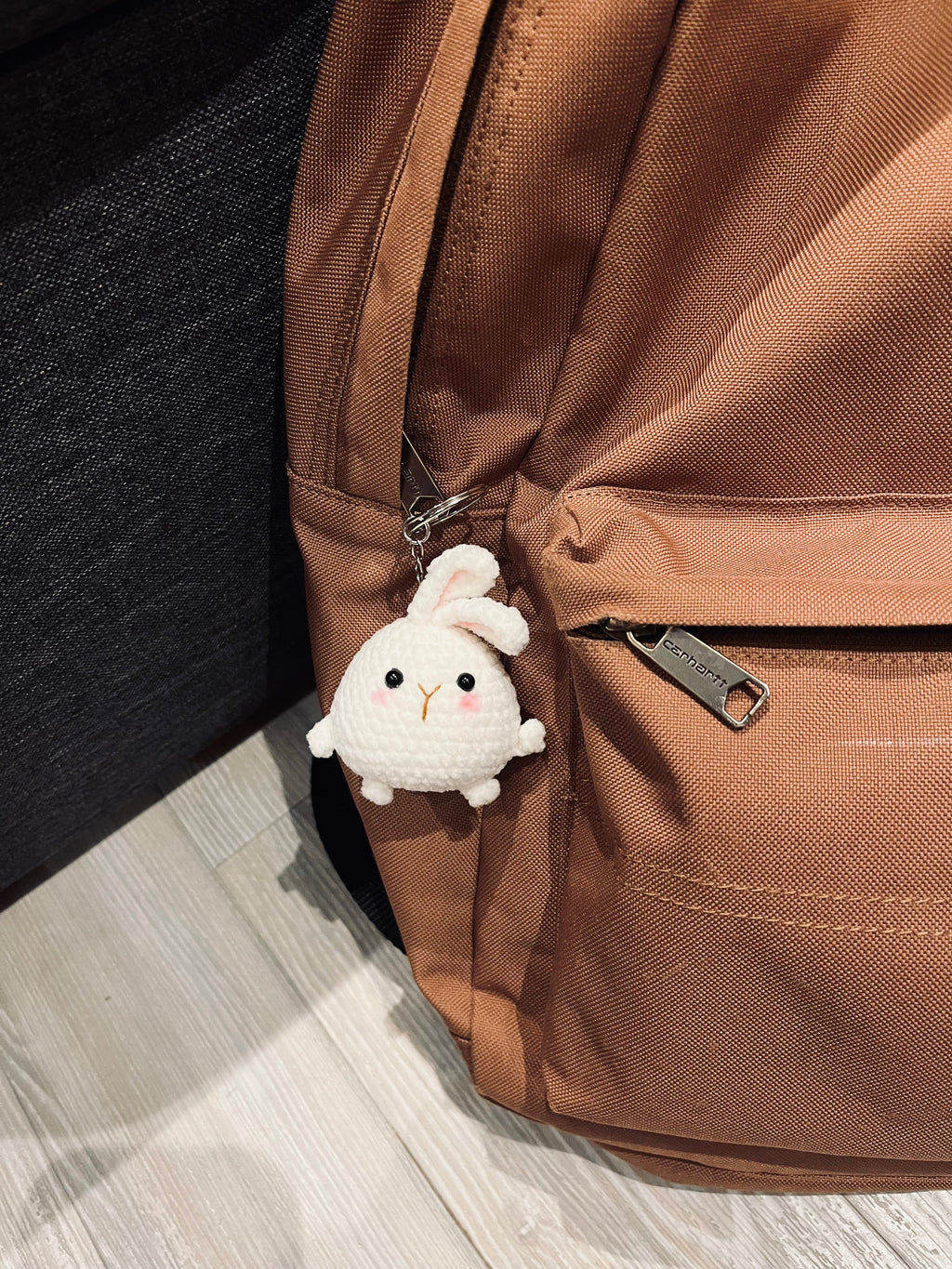 Cute Crochet Character Keyring Collection I /Kawaii Bag Charm, Pompompurin / Mike Wazowski/ Minion / Penguin / Chick/ Bunny