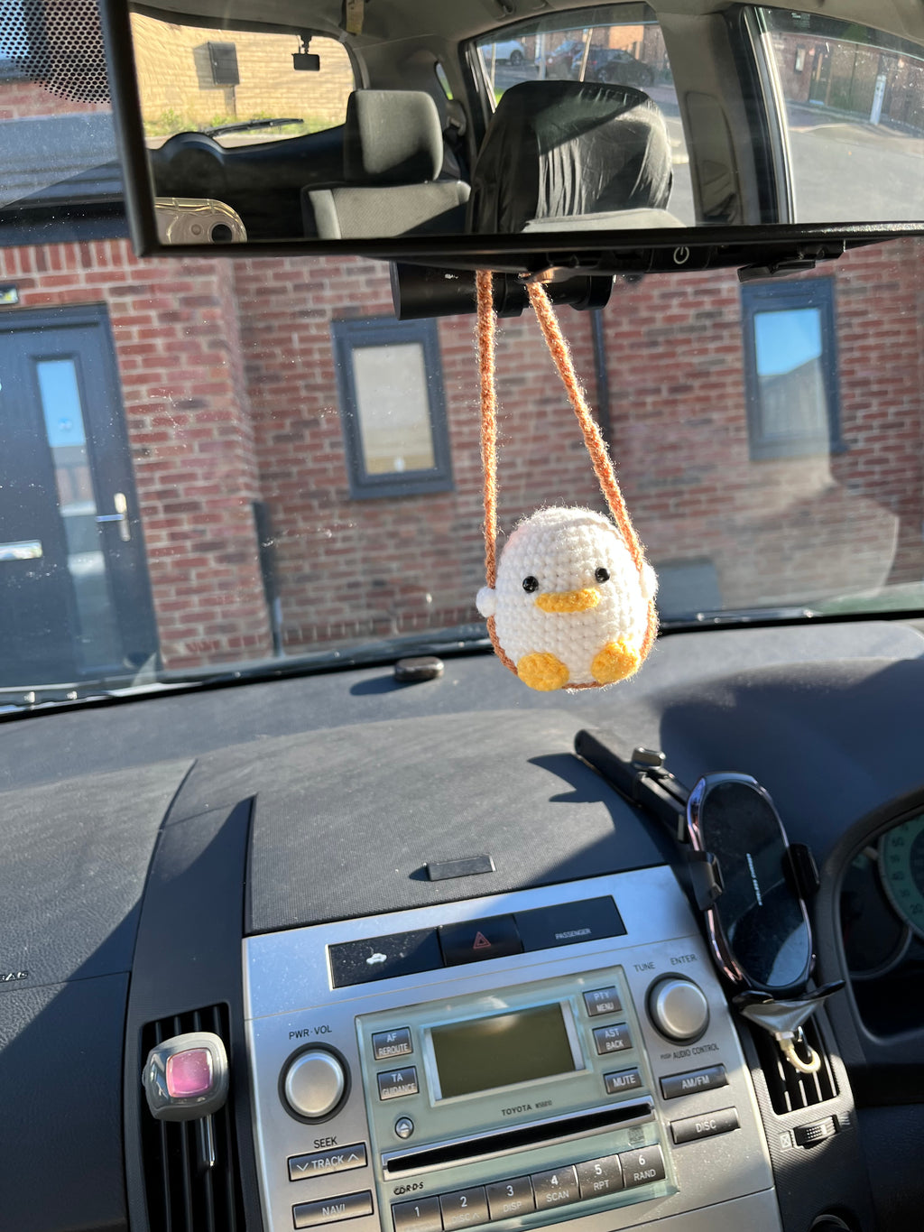 Crochet Animal Car Hanger - Cute Frog, Duck, Tiger & Bunny | Handmade