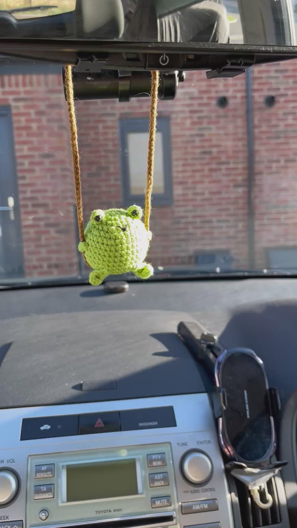 Crochet Animal Car Hanger - Cute Frog, Duck, Tiger & Bunny | Handmade