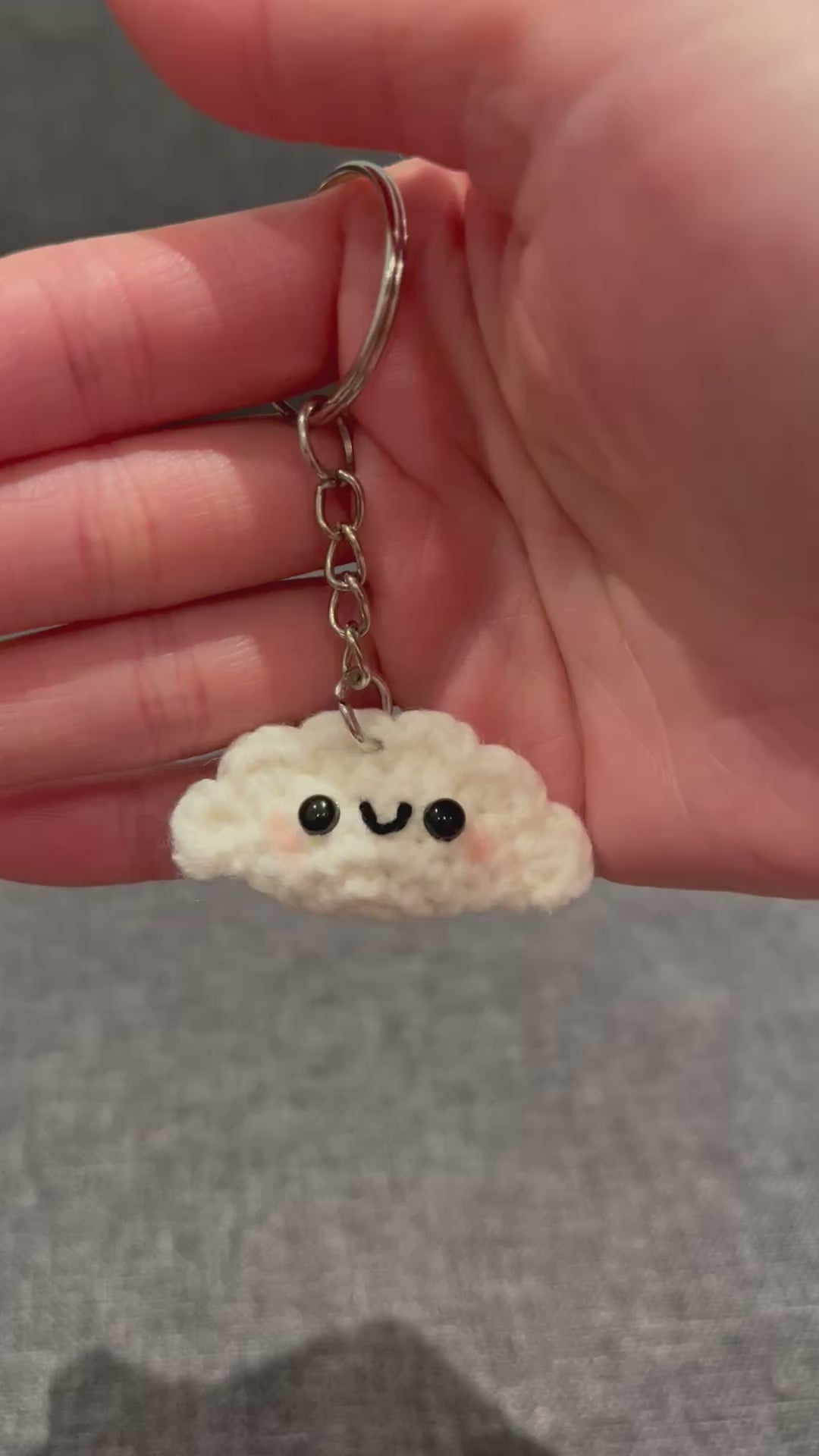 Crochet Mini Dumplings Keyring | Cute Food Bag Charm | Handmade