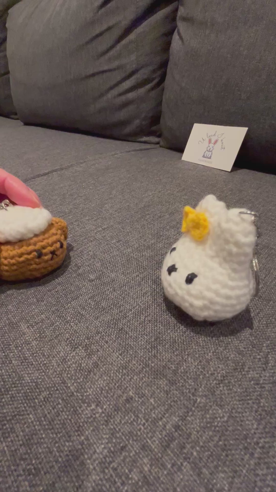 Adorable Magnetic Miffy Boris Plush Keychain - They Kiss & Stick Together! Cute Bag Charm for Lovers | Valentine’s / Anniversary Gift